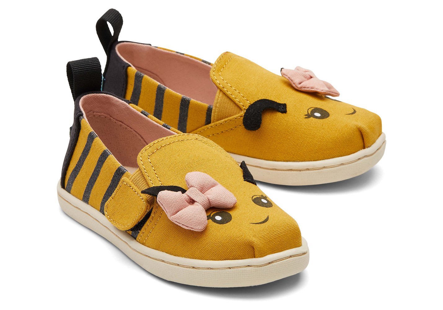 Toms Espadryle Dziecięce Żółte - Alpargata Tiny Honeybee - 78IXDFTMB